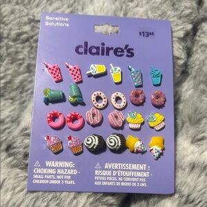 Claire's Fun Earring Set - Multicolor